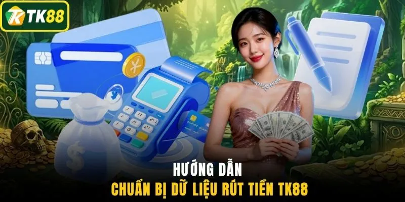 Hướng dẫn chuẩn bị dữ liệu rút tiền TK88