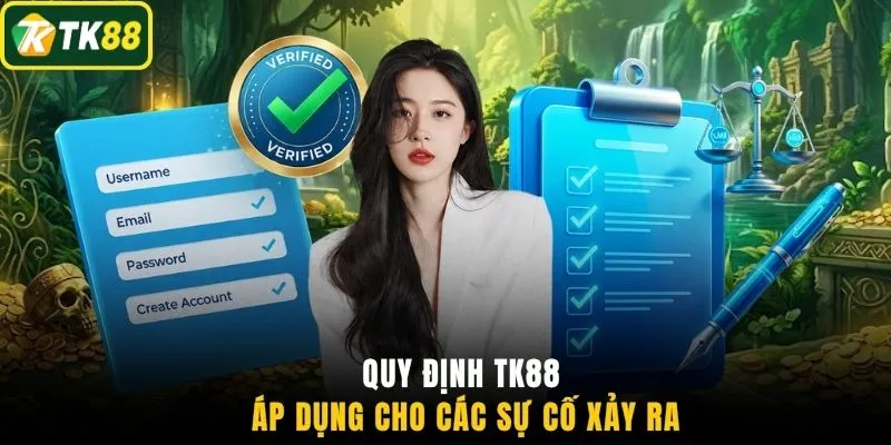 Quy định TK88 áp dụng cho các sự cố xảy ra